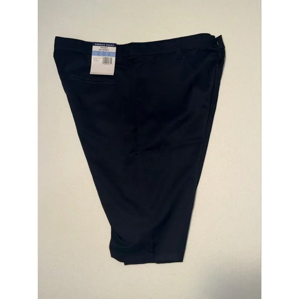 French toast kids New navy blue adjustable shorts